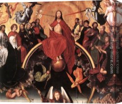 Judgment Canvas Paintings - Last Judgment Triptych [detail 5] by Hans Memling